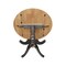 International Concepts Round Round 42 in. Dual Drop Leaf Counter Height Dining Table - Hickory/Washed Coal, 42 in W, Wood K45-42DPT-6B - alternate 2